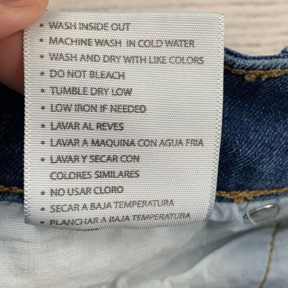 KanCan sz 5 / 26 Zip Ankle Jeans  Light Wash 25" Inseam Stretch - Picture 11 of 11